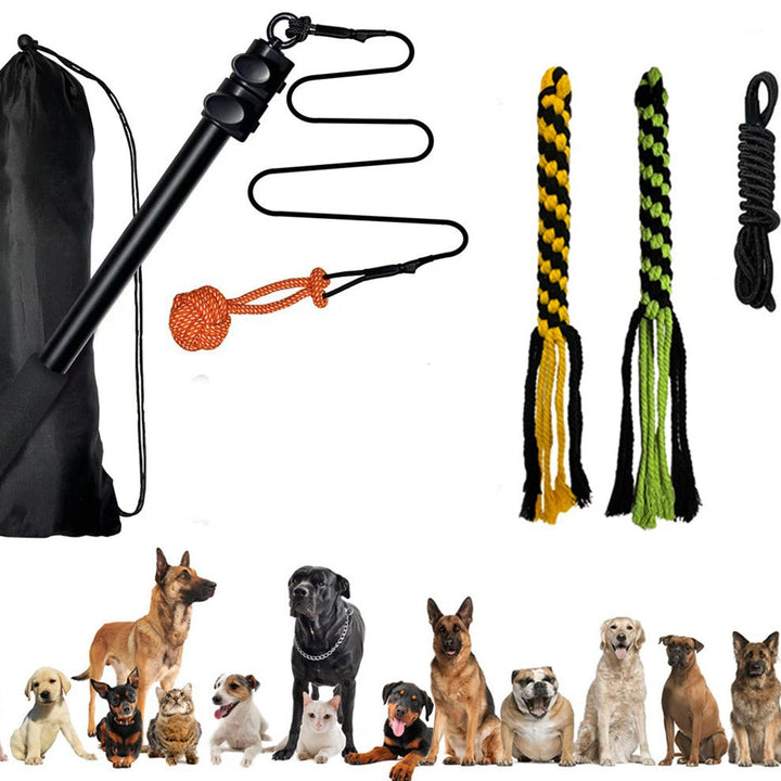 Telescopic Stick Teasing Rod Toy Pet