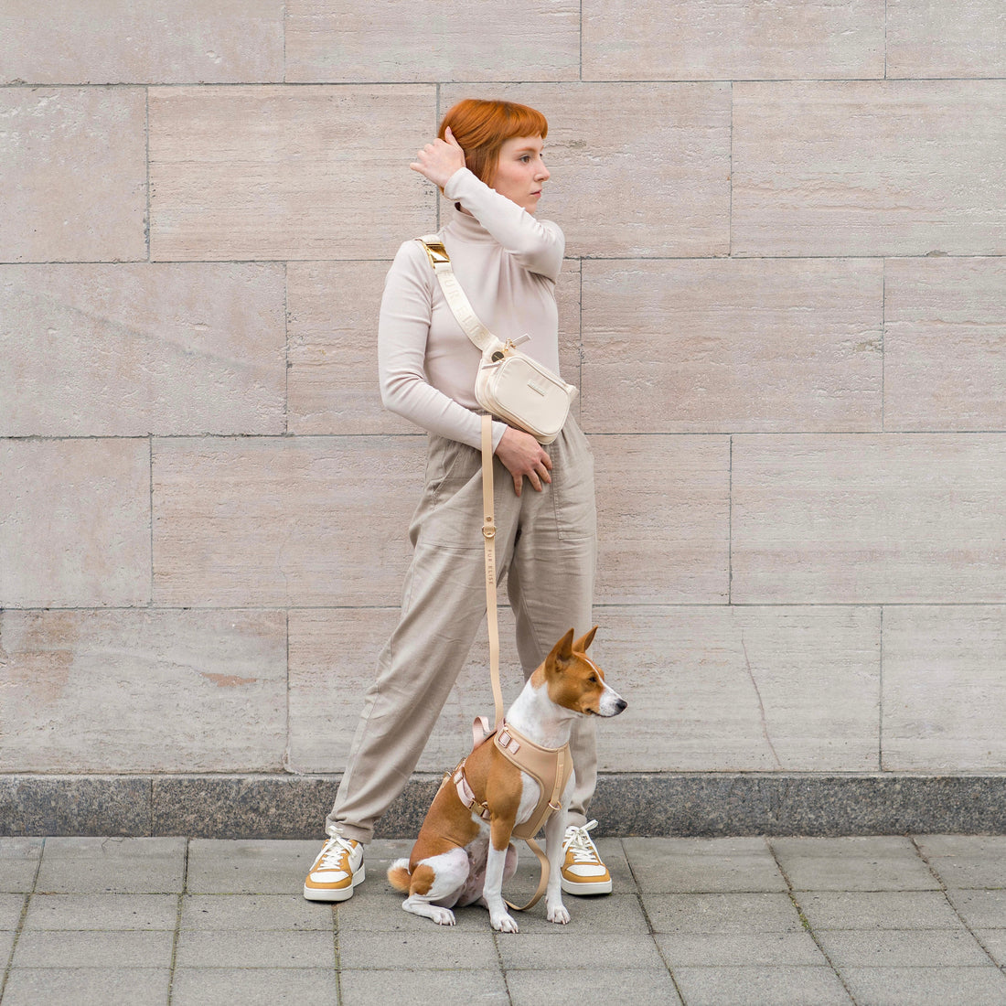 Elise Harness & Leash Set - Sand