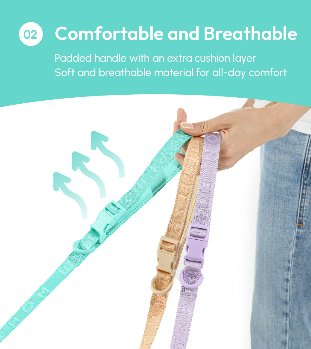 Padded Active Pet Leash – Mint Green