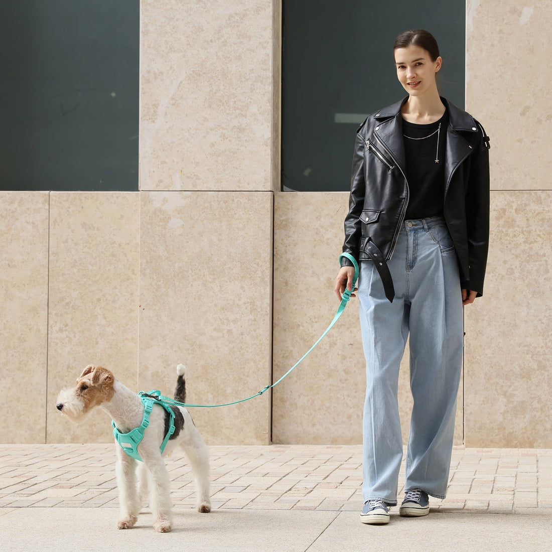 Padded Active Pet Leash – Mint Green