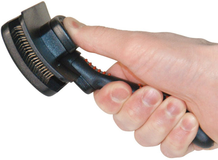 Jeffers Self-Cleaning Slicker Pet Grooming Brush
